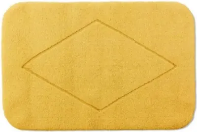 Produktbild von Rhomtuft Badteppich Raute abgerundet Farbe gold Größe 80x160 cm
