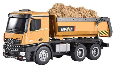 Produktbild von Huina 1573 1:14 RC-Alu-Muldenkipper mit 10 Funktionen Construction Dump Truck