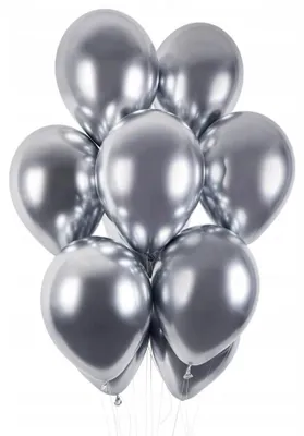 Immagine prodotto di GB120 Palloncini lucidi da 13 pollici - Argento / 5 pezzi