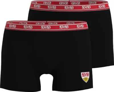 Produktbild von VfB Herren Pants schwarz uni 2er Pack Größe: 6