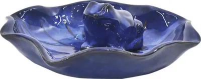 Obrázek produktu pro Pítko pro ptáky žába Lafiora Ø 24 cm modré