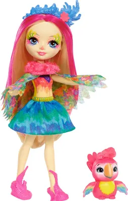 Produktbild von Enchantimals Papageienmädchen Peeki Parrot Puppe