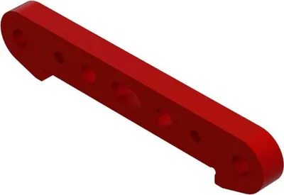 Zdjęcie produktu dla Aluminiowe mocowanie tylnego zawieszenia Arrma Ersatzteil (czerwone) / ARA330557