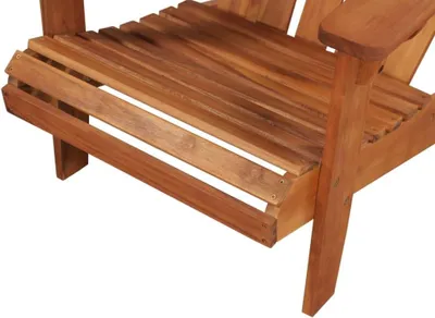 Produktbild von Adirondack-Gartenstuhl aus massivem Akazienholz mit natürlicher Öloberfläche
