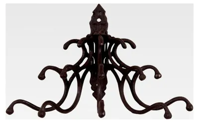 Produktbild von Wandhaken aus Gusseisen mit Rostfinish