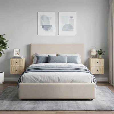 Obrázok produktu pre vidaXL Nástenný nočný stolík, 2 ks, dub Sonoma, 33 x 34,5 x 40 cm