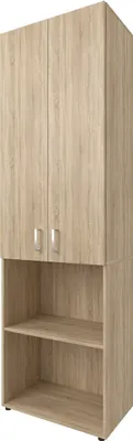 Produktbild von Kombi Regal Beistellschrank Aktenschrank Standschrank Schrank Büro "Trio 32" Sonoma/Eiche