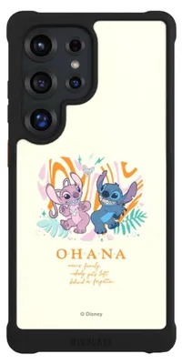 Produktbild von NIVOCASE Hülle für Samsung Galaxy S25 Ultra  Stoßfeste Handyhülle NIVOmax Case Schwarz Disney Offizielles Lizenzprodukt Lilo & Stitch