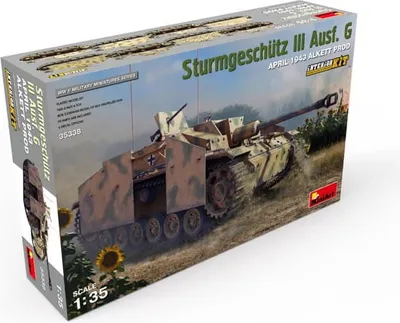 Obrázok produktu pre MINIART MA35338 StuG III Ausf.G apríl 1943 Alkett Prod.w./INTERIOR