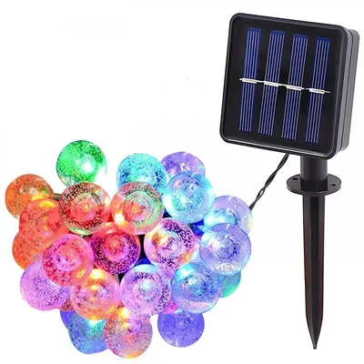 Immagine prodotto di Catena decorativa solare 40 LED, colorata, trasparente