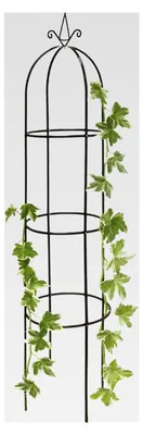 Produktbild von 2X Rosenturm Rankhilfe Rankgitter Rosensäule Metall Pergola Obelisk Säule 190 cm Set