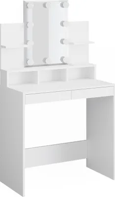Produktbild von Schminktisch Vicco Ania Weiß 80 cm mit LED Beleuchtung, Model 36389