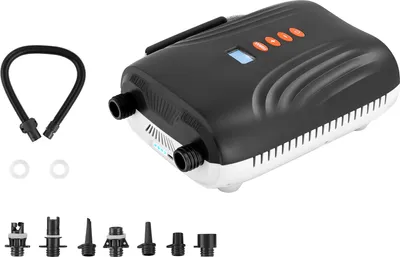 Zdjęcie produktu dla SucceBuy Elektryczna pompka do SUP z akumulatorem 20PSI czarna 12V DC