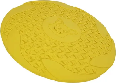 Produktbild von Nobby Hundespielzeug Vollgummi Frisbee gelb