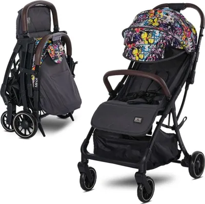 Produktbild von Lorelli Minori - automatisch zusammenklappbarer Kinderwagen bis 22 kg | Magische Blume