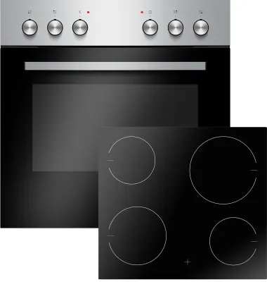 Produktbild von Amica - EHC 933 041 E - Einbau-Herdset - Edelstahl