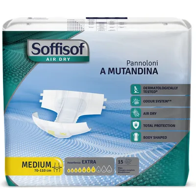 Obrázok produktu pre Soffisof Air Dry Windelhosen extra M 15 St
