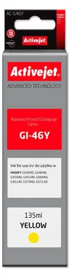 Imagen del producto de Activejet AC-G46Y, Alto rendimiento (XL), Amarillo, Tinta a base de colorante, 135 ml, 1 unidad, Empaquetado individual