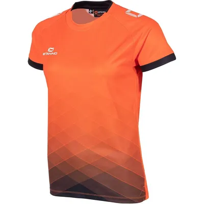 Produktbild von Stanno Altius Trikot Kurzarm Damen - Orange / Schwarz  | Größe: L