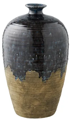 Obrázek produktu pro Keramická váza House Nordic, tmavě modrá, ø 27 × 44,5 cm