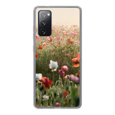 Produktbild von MuchoWow® Handyhülle Schutzhülle Hülle für Samsung Galaxy S20 FE Mohn - Farben - Pastell Silikon Softcase Handy Hülle - Abdeckung