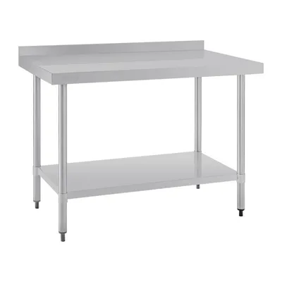 Produktbild von Vogue Arbeitstisch 1200x700x900mm mit Grundboden aus Edelstahl