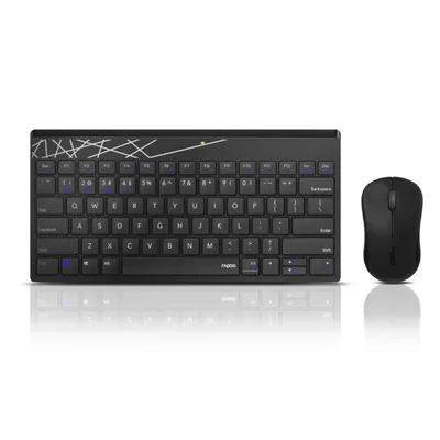 Produktbild von Rapoo 8000M Multi-Mode-Deskset Kabellos, Schwarz