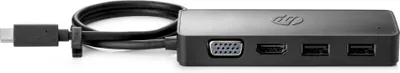 Produktbild von HP USB-C Travel Hub G2 - Dockingstation - USB-C - VGA, HDMI - Europa - für OMEN by HP Laptop 16, Victus by HP Laptop 15, 16, EliteBook 830 G6, Fortis 11 G9