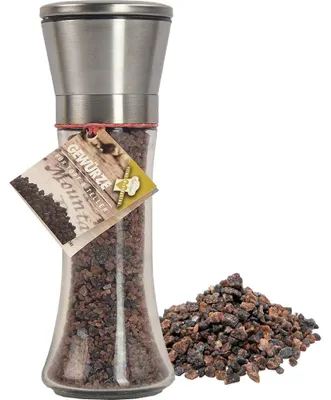 Produktbild von Grobes Kala-Namak Salz in Salzmühle Indisches Schwarzsalz Vegan 170g