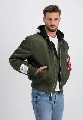Produktbild von ALPHA INDUSTRIES MA-1 ZHP Herren Bomberjacke mit Kapuze