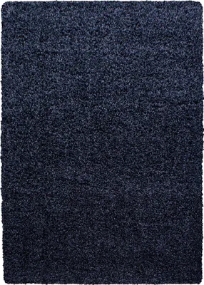 Obrázok produktu pre Kober do obývačky, hustý vlas, tmavomodrá farba, obdĺžnikový tvar, 300x400 cm, jednofarebný