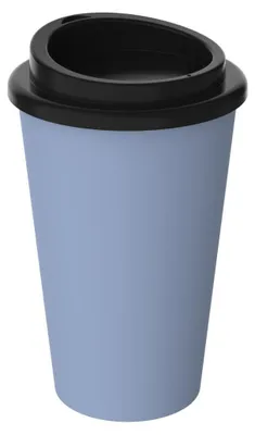 Immagine prodotto di Tazza termica da caffè in plastica biologica - tazza da caffè da 350 ml senza BPA e 100% riciclabile e  Germany - Fiordaliso