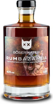 Produktbild von Böser Kater Rumbazamba Caramel Toffee 500ml 40% Vol.