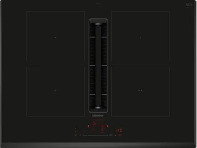 Zdjęcie produktu dla Siemens ED751HQ26E, Czarny, Wbudowany, 71 cm, Płyta indukcyjna strefowa, Szkło ceramiczne, 4 stref(y)