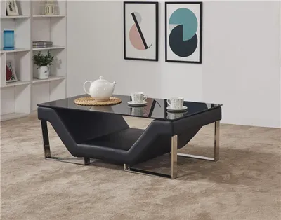 Image de Table basse Table à café verre Design Tables d'appoint Table de salon Moderne