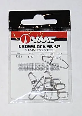 Zdjęcie produktu dla VMC Crosslock Snap Gr.1 45lbs 10 sztuk