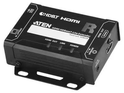 Zdjęcie produktu dla ATEN VE801R, 3840 x 2160 px, Amplituner, 70 m, Czarny, HDCP