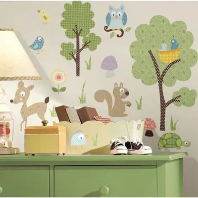 Produktbild von RoomMates Wandsticker Woodland Animals