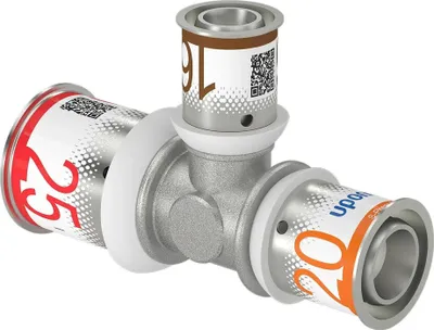 Produktbild von UPONOR S-Press PLUS, T-Stück, reduziert, 25-16-20, 1 Stk.