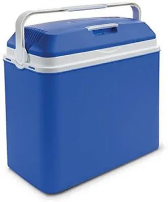 Produktbild von Adriatic 8024 – Tragbarer Elektro-Kühler – Blau – 24 Liter – 40 x 24 x 38 cm