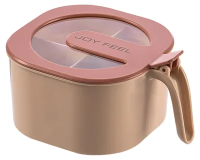 Produktbild von 4-in-1-Gewürzbehälter, Gewürzbox, Flasche mit Löffeln für Küchenzubehör, Outdoor, Camping, Grillen, Rosa