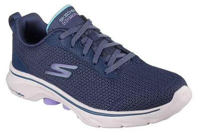 Image de Skechers - Baskets de sport pour femmes GT18327 (38 EU) (Bleu marine/Blanc)