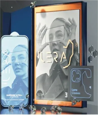 Immagine prodotto di iLera Premium Sapphire Ultra + Corning Glass protezione dello schermo per iPhone 16 Pro Max