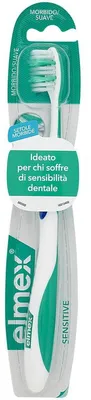 Produktbild von Zahnbürste für empfindliche Zähne, Elmex, Sensitivity Professional Toothbrush, sanfte Reinigung, Zahnfleischschutz, 1 Stück
