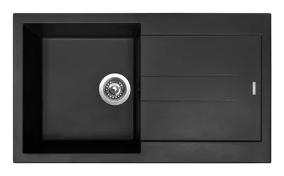 Obrázok produktu pre Granitový drez Sinks AMANDA 860 Pureblack