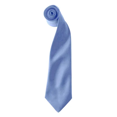 Image de Cravate homme Premier en satin à clipser (2 pièces/paquet) RW6940 (taille unique) (Bleu moyen)
