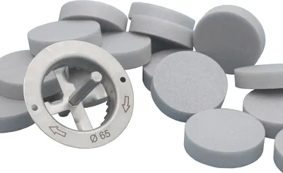 Produktbild von ELHARE Rondelle XPS  Dämmstoffdübel Tellerdübel Dämmung WDVS 500 Stk. + Fräse Ø65mm