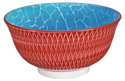 Zdjęcie produktu dla Cilio Bowl AMICI Rauten rot 15,5 cm