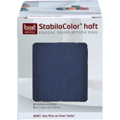 Zdjęcie produktu dla BORT StabiloColor samoprzylepny trwale elastyczny bandaż 8 cm niebieski, 1 szt. Bandaż
