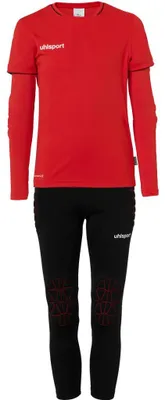 Produktbild von Uhlsport Save Goalkeeper Set Junior rot/schwarz 164